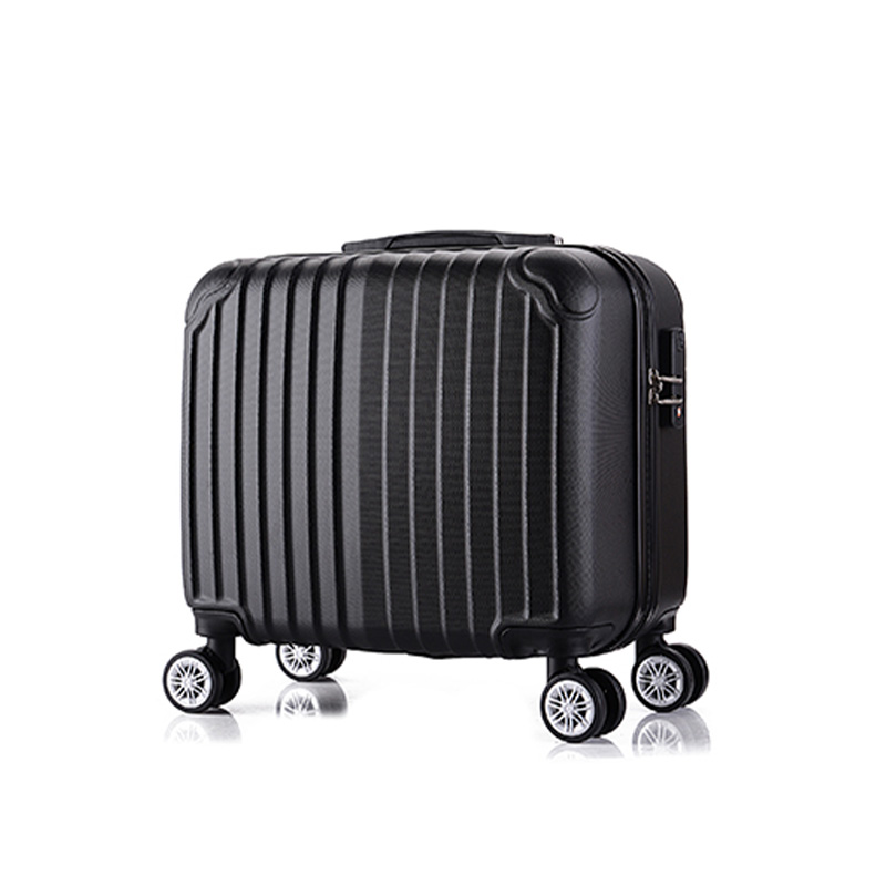Black ABS material luggage