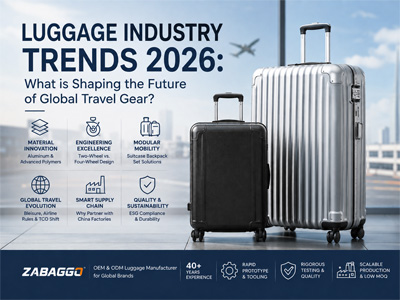 Tendências da Indústria de Bagagens para 2026: O que está moldando o futuro dos equipamentos de viagem globais?