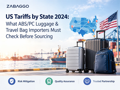 Tarifas dos EUA por estado em 2024: O que os importadores de malas e bolsas de viagem em ABS/PC devem verificar antes de adquirir produtos.